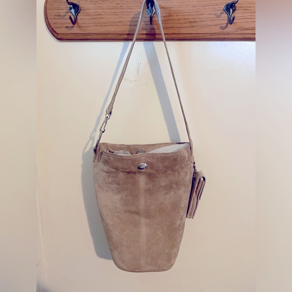Y2K Wilson’s Leather Dead-Stock  Suede Bucket Bag